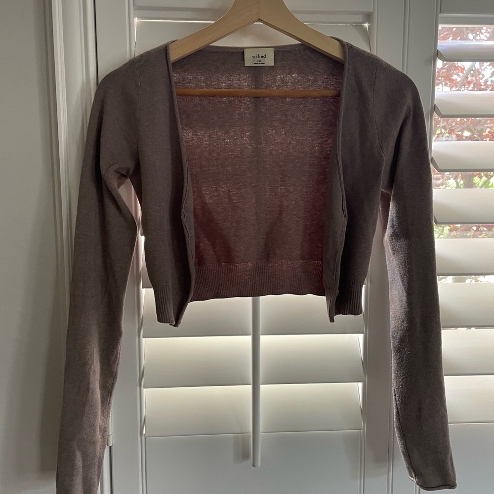 Aritzia cropped cardigan
